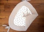 NIEUW Boxkleed Bopita Driehoek wafel beige wit zwart pluis, Kinderen en Baby's, Boxen, Nieuw, Boxkleed, Driehoekig, Verzenden