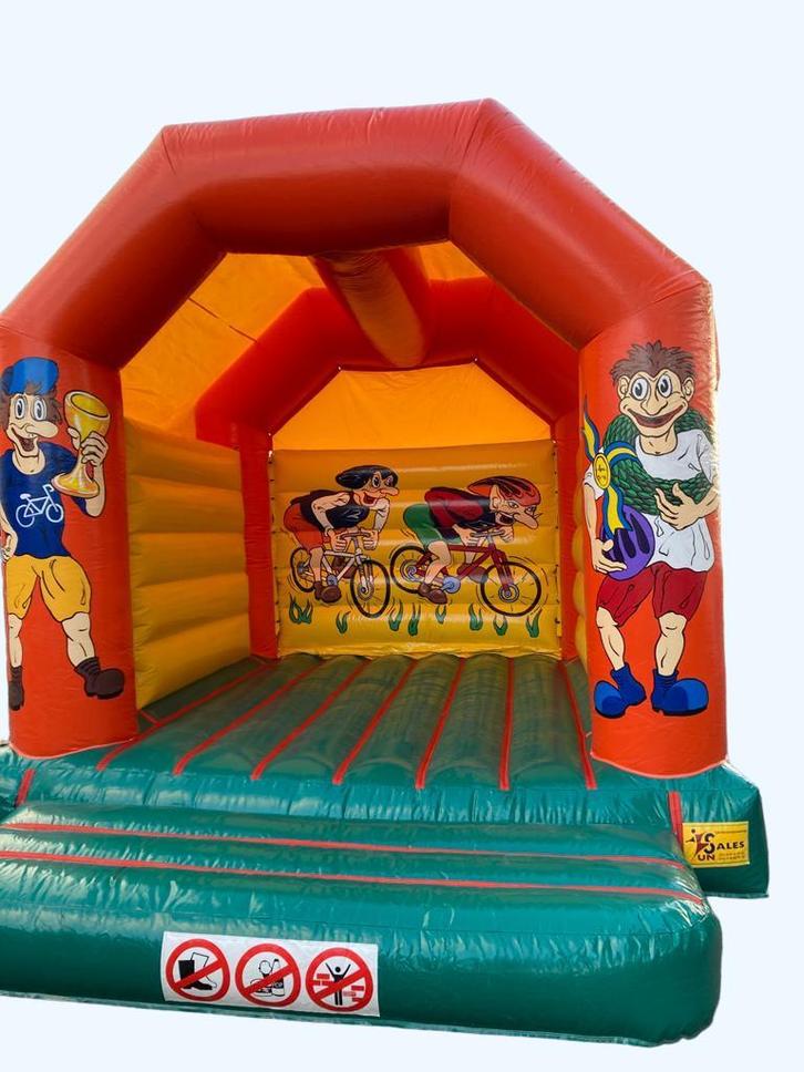 Springkussen wielrennen, Hobby en Vrije tijd, Feestartikelen | Verhuur, Nieuw, Overige, Ophalen