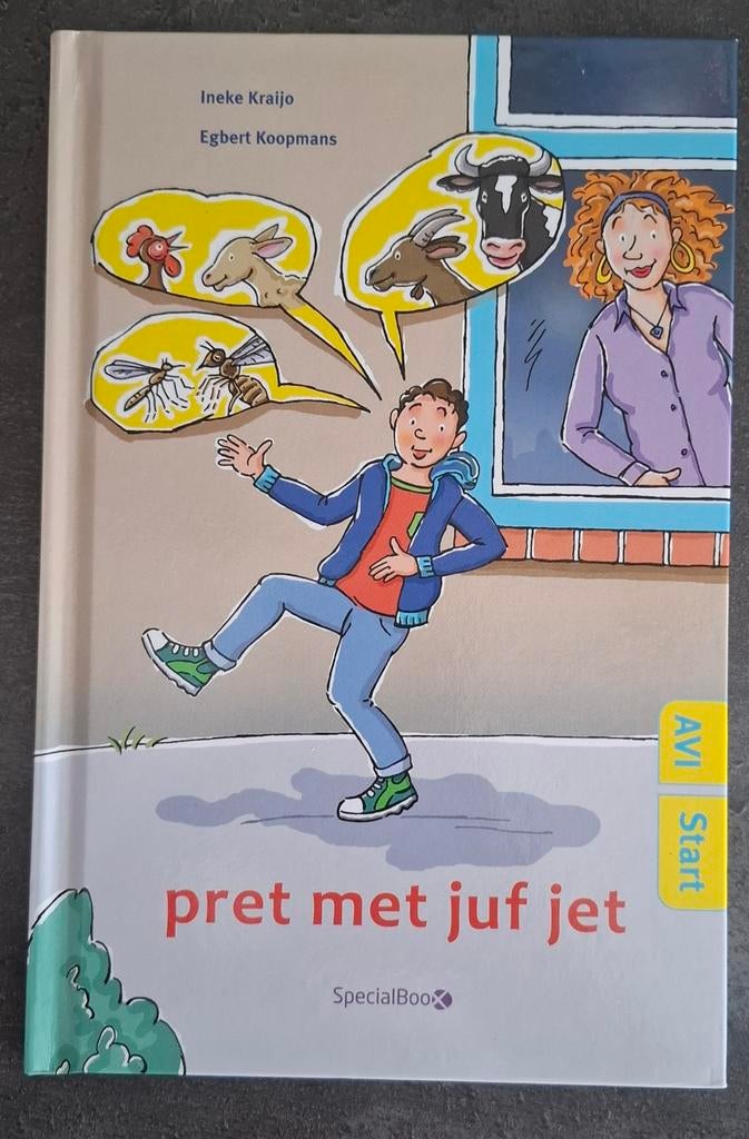 Pret met Juf Jet - AVI START, Boeken, Fictie algemeen, Ophalen of Verzenden, Zo goed als nieuw, Ineke Kraijo