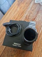 Samsung Watch 3 Titanium, Sieraden, Tassen en Uiterlijk, Smartwatches, Ophalen of Verzenden, Gebruikt, Zwart, Android