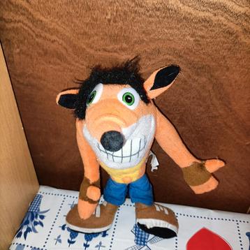 Crash Bandicoot knuffel 22.5 cm groot  beschikbaar voor biedingen