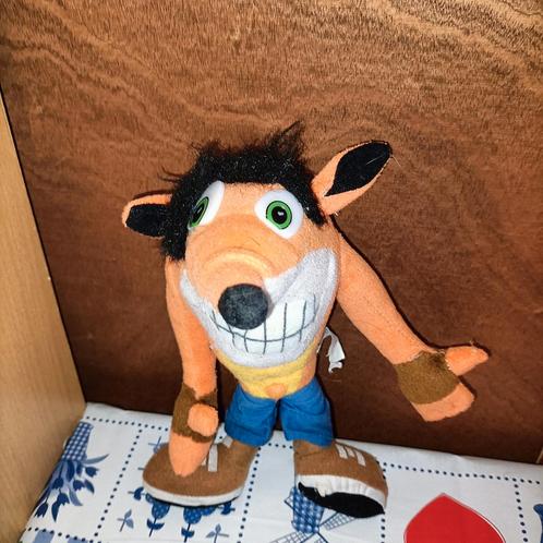Crash Bandicoot knuffel 22.5 cm groot, Kinderen en Baby's, Speelgoed | Knuffels en Pluche, Ophalen of Verzenden