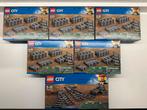 Lego City treinrails en wissels nieuw in doos., Ophalen of Verzenden, Nieuw, Complete set, Lego