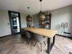 Eethoek compleet te koop, Huis en Inrichting, Tafels | Eettafels, Ophalen, Rond, Zo goed als nieuw, Vijf personen of meer