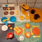 Fisher Price Keukenset Vintage COMPLEET (incl.koffiedrinkset, Kinderen en Baby's, Speelgoed | Fisher-Price, Ophalen of Verzenden
