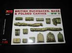 H-113,MINIART 1-35,NO,35599,BRITISH RUCKSACKS,BAGS & FOLDED, Verzenden, Nieuw
