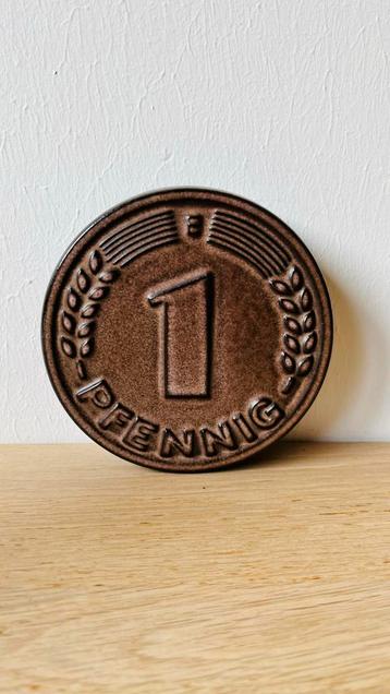 Vintage 1 Pfennig wand Spaarpot Keramiek Duitsland beschikbaar voor biedingen