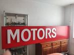 Groot metalen decoratie motors, Ophalen, Gebruikt, Reclamebord