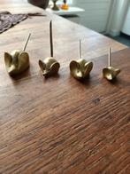 4 Messing Muizen - Decoratief, Ophalen of Verzenden, Gebruikt