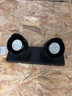 Dubbele plafond spot, Ophalen, Metaal of Aluminium, Zo goed als nieuw, Led