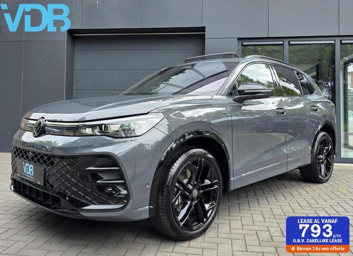 Volkswagen Tiguan 1.5 eHybrid R-Line 272PK BLACK STYLE VOL!, Auto's, Volkswagen, Bedrijf, Te koop, Tiguan, 360° camera, ABS, Achteruitrijcamera