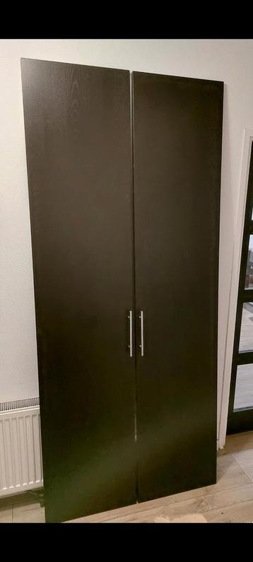 IKEA pax kast bruin/zwart 100x58x236
