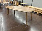 Walnoten eettafel Oluf – Deens ovaal 192x105cm, Ophalen, Overige materialen, 200 cm of meer, 50 tot 100 cm