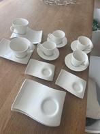 Serviesgoed wave Villeroy and Boch, Ophalen, Zo goed als nieuw, Effen, Kop(pen) en/of Schotel(s)