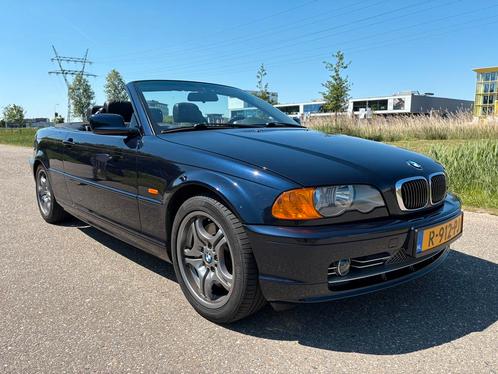 BMW 330 CI E46 Cabriolet AUT 2001 Blauw, Auto's, BMW, Particulier, 3-Serie, Airconditioning, Alarm, Boordcomputer, Centrale vergrendeling