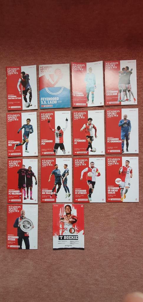 Feyenoord programmaboekjes 22/23 enkele stuks., Verzamelen, Sportartikelen en Voetbal, Ophalen