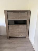 Moderne Kast met Lades en Deuren, Ophalen, 100 tot 150 cm, Zo goed als nieuw, Met lade(s)