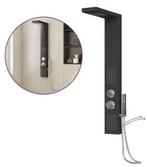 Douchepaneel regendouche handdouche zwart GRATIS BEZORGD!, Verzenden, Nieuw, Zwart