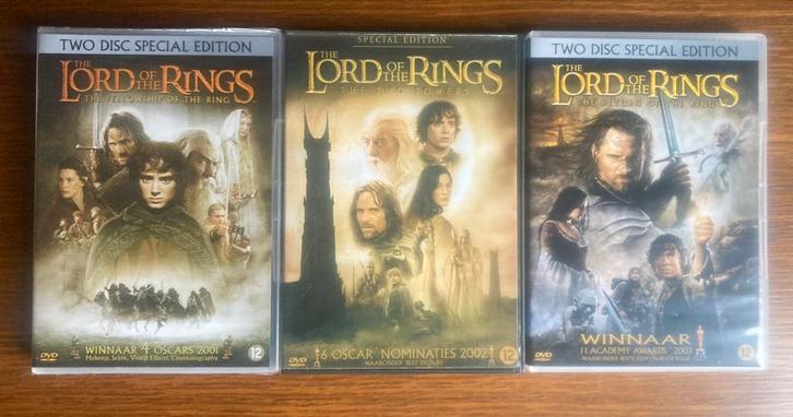 DVD COMPLETE SET LORD OF THE RINGS 1, 2 & 3 Fellow TowersEND, Verzamelen, Lord of the Rings, Nieuw, Overige typen, Ophalen of Verzenden