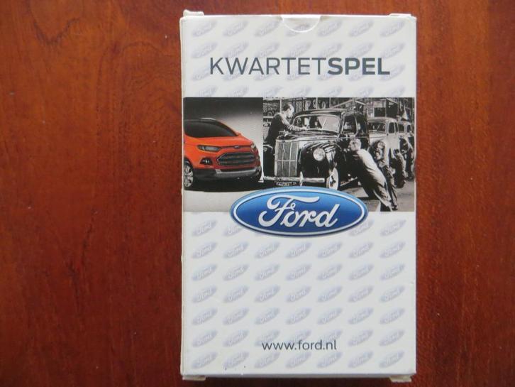 Ford kwartetspel, Verzamelen, Automerken, Motoren en Formule 1, Nieuw, Auto's, Ophalen of Verzenden
