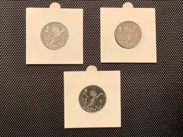 3 x Koningin Beatrix afscheidsgulden / Loeki gulden 2001  beschikbaar voor biedingen