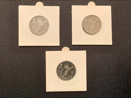 3 x Koningin Beatrix afscheidsgulden / Loeki gulden 2001, Postzegels en Munten, Munten | Nederland, Losse munt, 1 gulden, Koningin Beatrix