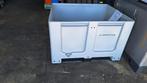 Palletbak, vleesbak accubak kist grijs 120 x 100 x 76 cm, Huis en Inrichting, Ophalen, Kunststof, Gebruikt, 100 tot 150 cm