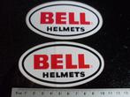 2x sticker bell helmets logo helmen valhelmen, Verzenden, Zo goed als nieuw, Merk