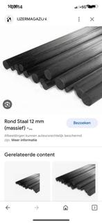 Staal rond 12 en sierpunten , eikels zie foto’s, Doe-het-zelf en Verbouw, Platen en Panelen, Ophalen of Verzenden, Nieuw