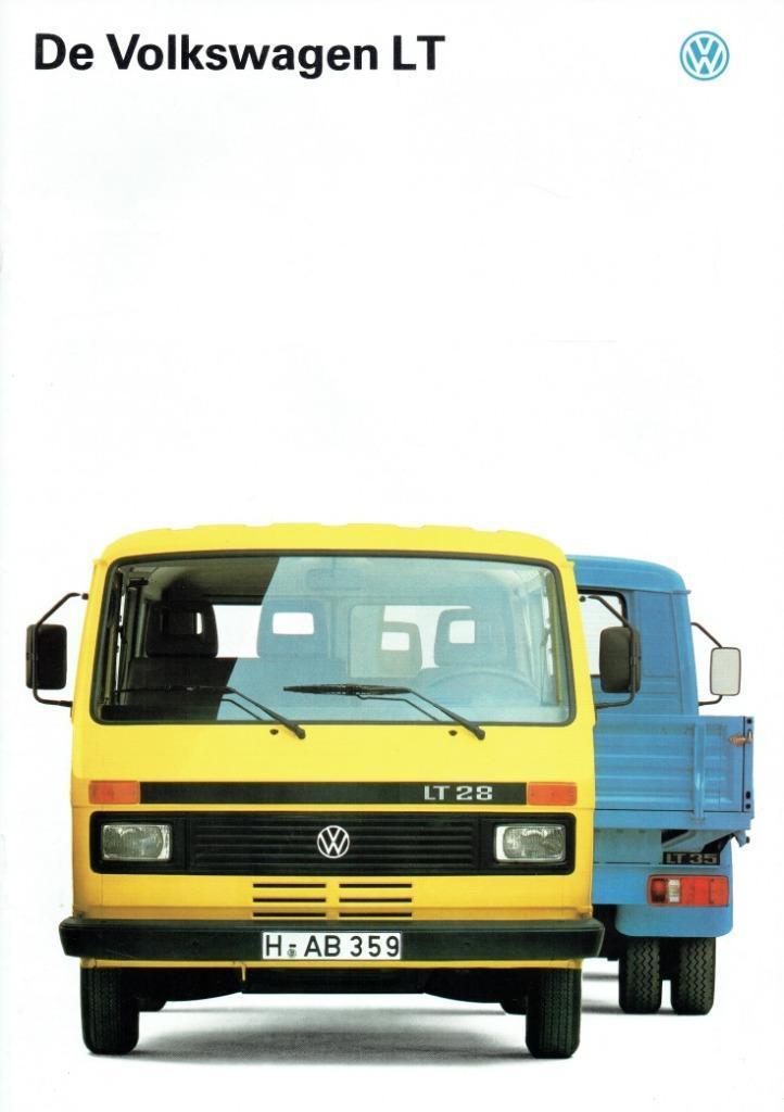 Folder Volkswagen LT (1986), Boeken, Auto's | Folders en Tijdschriften, Gelezen, Volkswagen, Verzenden