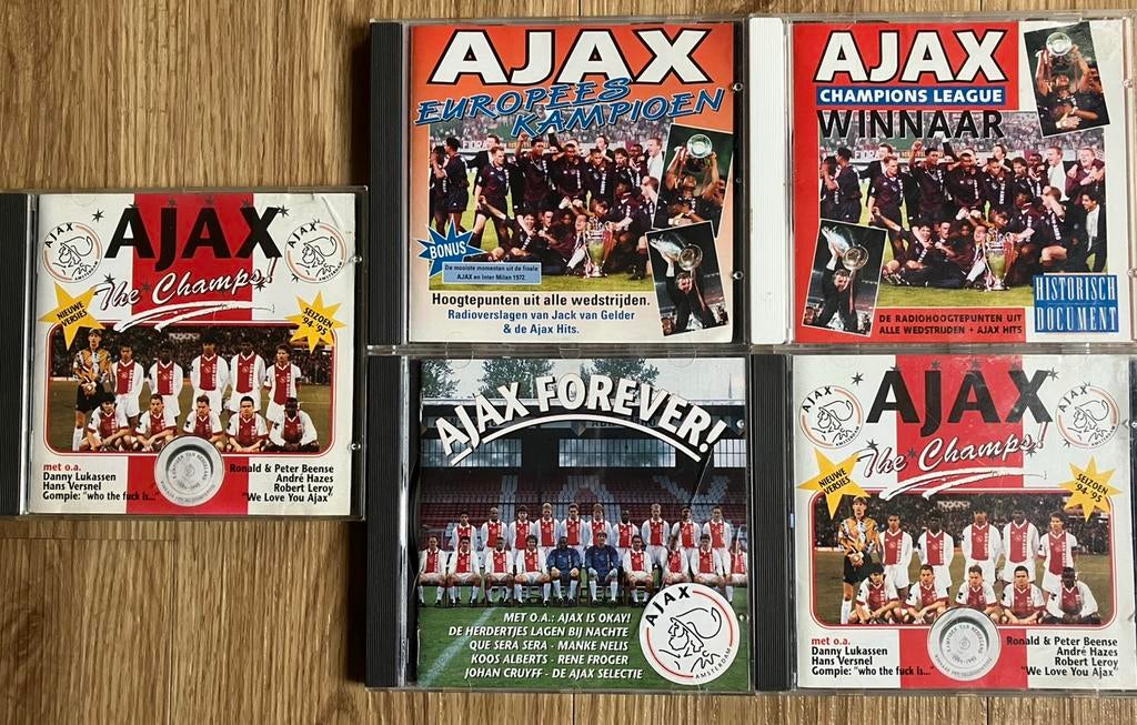 Ajax CD Boxset - Diverse Uitgaven, Cd's en Dvd's, Cd's | Wereldmuziek, Zo goed als nieuw, Overige soorten, Boxset, Ophalen of Verzenden