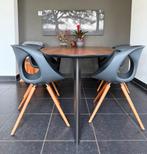 Tonon Up chair eetkamerstoelen - 4 stuks - Italiaans design, Ophalen, Gebruikt, Vier, Grijs