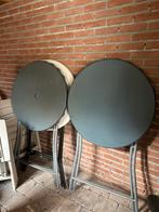 3x Staantafel - Ideaal voor feestjes!, Ophalen, Gebruikt, Rond, Kunststof
