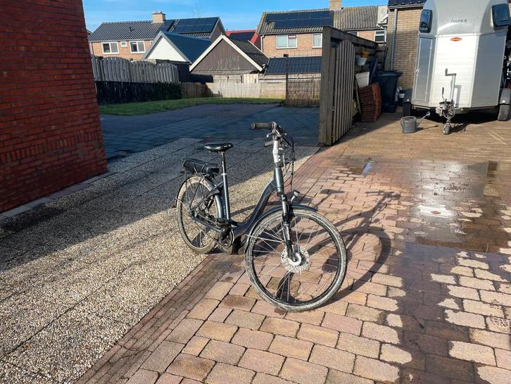 Electrische fiets, Fietsen en Brommers, Fietsen | Vouwfietsen, Gebruikt, Dames, Overige merken, 14 tot 16 inch, Versnellingen