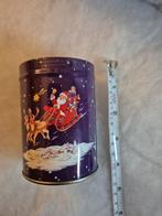 Kerstkaars in paars blik - 10 cm, Huis en Inrichting, Woonaccessoires | Kandelaars en Kaarsen, Ophalen of Verzenden