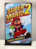 Super Mario 2 metalen reclamebord / wandbord (Old Look), Huis en Inrichting, Woonaccessoires | Wanddecoraties, Nieuw, Ophalen of Verzenden