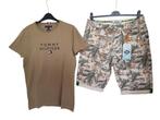 Prachtig army groen/beige TOMMY HILFIGER shirt maat S., Bruin, Verzenden, Tommy Hilfiger, Zo goed als nieuw