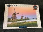 Puzzel 1000 stukjes Kinderdijk, Hobby en Vrije tijd, Denksport en Puzzels, Ophalen of Verzenden, 500 t/m 1500 stukjes, Gebruikt