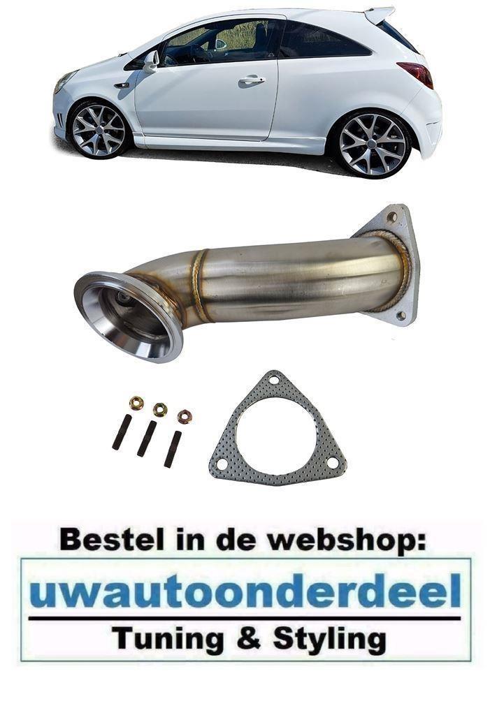 Racing Downpipe RVS Voor Opel Corsa D Astra H 1.6 Turbo GSI, Auto diversen, Tuning en Styling, Verzenden