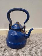 Blauw emaille keteltje., Antiek en Kunst, Antiek | Emaille, Ophalen of Verzenden