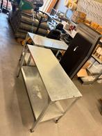 Werktafels, staal, geanodiseerd, Ophalen, -, -, Zo goed als nieuw