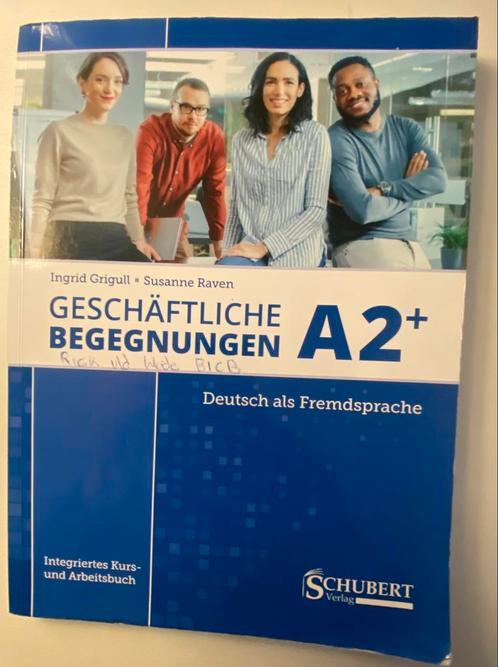 Geschäftliche Begegnungen A2+ Duits school boek, Boeken, Schoolboeken, Zo goed als nieuw, Duits, Overige niveaus, Ophalen of Verzenden