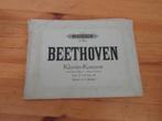 Beethoven - klavierkonzerten, Muziek en Instrumenten, Bladmuziek, Piano, Gebruikt, Ophalen of Verzenden, Artiest of Componist