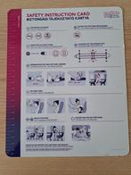 Wizz Air A320 Flight safety card, Verzamelen, Ophalen of Verzenden, Gebruikt, Schaalmodel