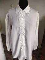 Vintage broderie blouse, Kleding | Dames, Blouses en Tunieken, Ophalen of Verzenden, Zo goed als nieuw, Maat 38/40 (M), Wit