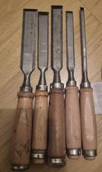 Set beitels 5 stuks, Doe-het-zelf en Verbouw, Gereedschap | Handgereedschap, Ophalen of Verzenden, Gebruikt