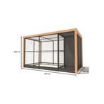 Konijnren Alfred met sluis en nachthok! Luxe en duurzaam, 110 cm of meer, Nieuw, Ophalen of Verzenden, 90 cm of meer