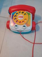 Fisher-Price telefoon met trekkoord, Ophalen of Verzenden, Gebruikt, Duw- of Trekspeelgoed