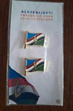 2 pins Veteranenvlag, Nederland, Ophalen of Verzenden, Landmacht
