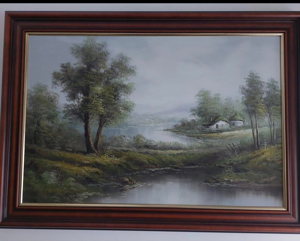 Schilderij, Antiek en Kunst, Kunst | Schilderijen | Klassiek, Ophalen of Verzenden